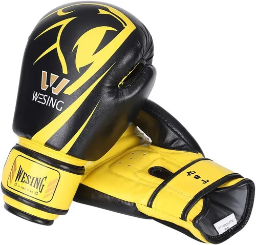 Miniatura 3 de Wesing - Guantes de boxeo profesionales para hombres y mujeres, guantes de boxeo para kickboxing, guantes de entrenamiento para adultos y niños