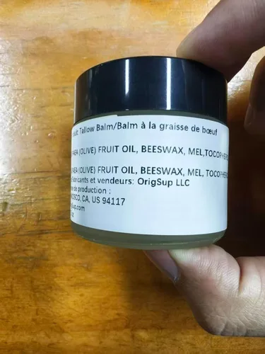 Miniatura 17 de Bálsamo de sebo de res para el cuidado de la piel - Aceite corporal hidratante completamente natural con miel y cera de abejas - Sebo de vacas
