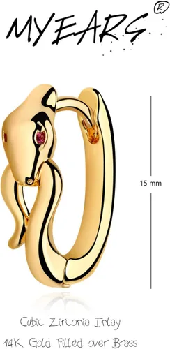 Miniatura 2 de MYEARS Women Huggie Earrings Gold Hoop Sleeper 14K Gold Filled Small Simple Handmade Hypoallergenic Everyday Jewelry - in The Nature World
