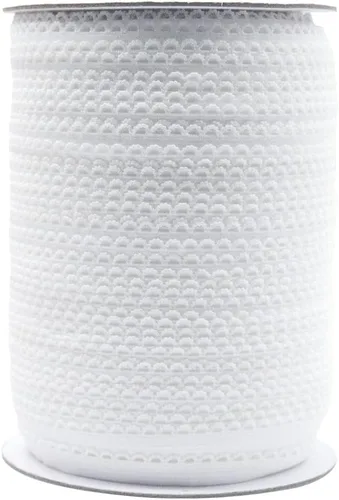 Miniatura 16 de Bristlegrass Picot Loop - Banda elástica para coser de 1/2 pulgada, 0.512 in, corona de carrete con volantes, cinta elástica de encaje para atar