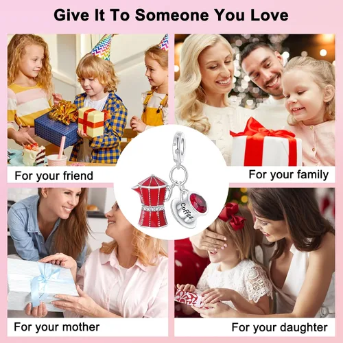 Miniatura 186 de Abalorios de plata de ley 925 con letras de la A ~ Z, para pulseras, collares, Día de San Valentín, Día de la Madre, joyería regalos para mujeres
