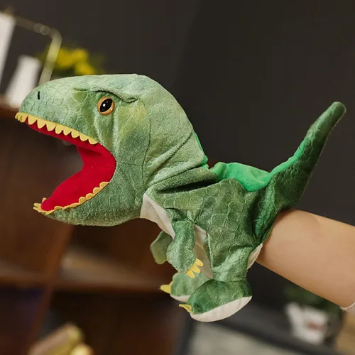 Miniatura 2 de Títere de polla grande, marioneta de polla grande, juguete de peluche de marioneta de mano de animal, juguetes interactivos de educación temprana