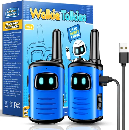 Miniatura 9 de Walkie Talkies Recargables Juguetes para Niños: Juguetes de Dinosaurio Walkie Talkies para Niños 2 Pack Regalos de Navidad Cumpleaños para Niños