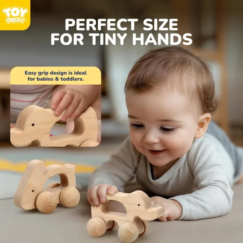 Miniatura 6 de TOY Life Juguetes de madera, juguetes Montessori para bebés de 6 a 12 meses, juguetes de madera para bebés de 1 a 3 años, decoración del cuarto