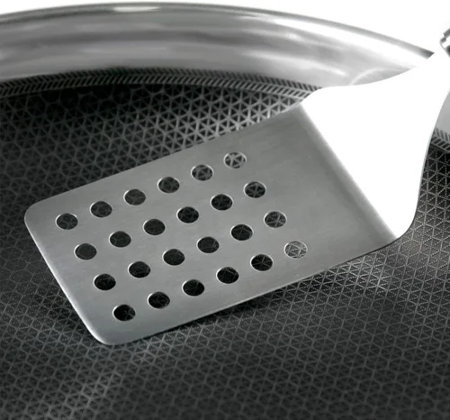 Miniatura 6 de Sartén antiadherente de acero híbrido, cubo negro, de Frieling EE. UU, Sartén, Negro