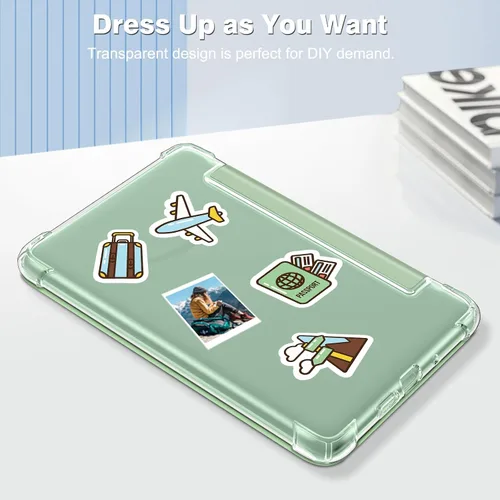 Miniatura 5 de Fintie Funda delgada para Kindle de 6 pulgadas (11ª generación - versión 2024/2022), ultra transparente, suave, flexible, transparente, cubierta