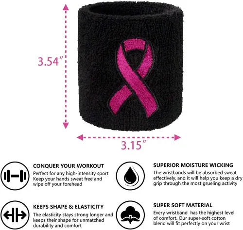 Miniatura 2 de Juego de calcetines de concientización sobre el cáncer de mama con accesorios de cinta rosa, calcetines de fútbol con cinta rosa de camuflaje grueso