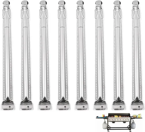 Miniatura 10 de Quemadores de parrilla de 17 pulgadas de repuesto para miembros Mark GR2039201-MM-00 para barbacoa, quemador de tubo de parrilla de gas de acero