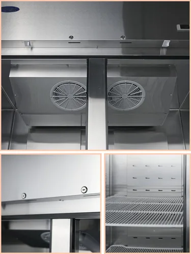 Miniatura 5 de Refrigerador comercial, ATOSA MBF8005 Doble 2 puertas lado a lado de acero inoxidable Alcance en refrigeradores comerciales para restaurantes