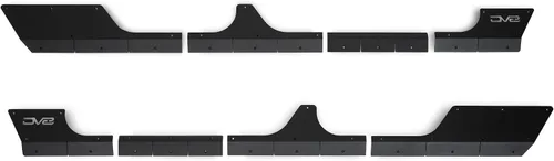DV8 Offroad Rock Skins para el Jeep Gladiator JT 2020-2026 | Protege los paneles inferiores de la carrocería de rocas y escombros | Funciona con
