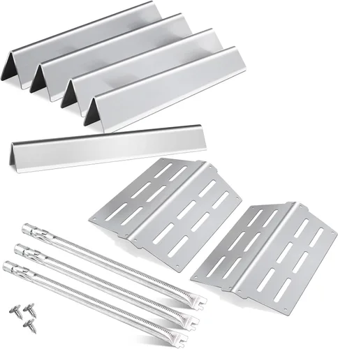 62752 7620 7622 Piezas de repuesto para parrilla Weber Genesis E310 E320 E330 S310 S320 S330 EP310 EP320 EP330, barras aromatizantes de 17.5