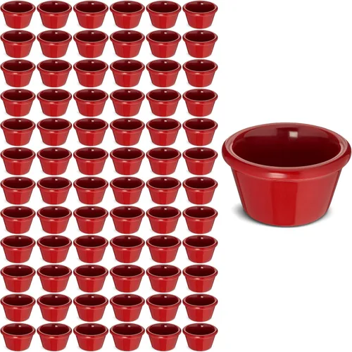 Miniatura 13 de Carlisle FoodService Products Ramekin Suave Melamina 2 Oz - Negro