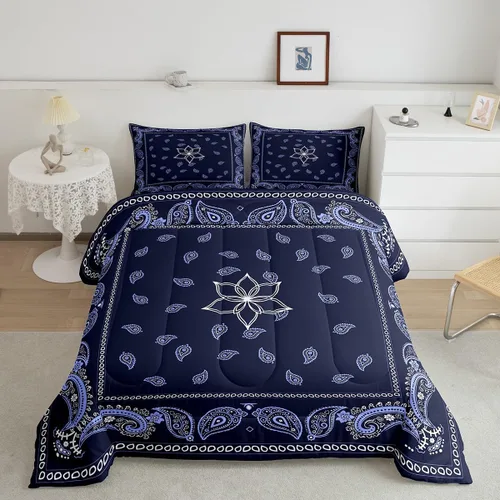 Miniatura 25 de Erosebridal Yoga Gifts Comforter Set for Kids Boys Girls Yoga Chakras Bedding Sun and Moon Duvet Set Boho Tribal Comforter Twin with 1 Pillowcase