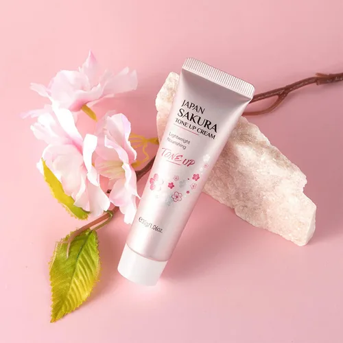 Miniatura 4 de Crema hidratante facial para tonificar, Sakura Essence Glow Crema hidratante facial de 1.06 onzas líquidas, piel seca y suave, ligera, nutritiva