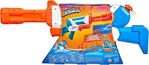 Miniatura 9 de Nerf Super Soaker Twister Water Blaster, 2 corrientes de agua giratorias, bomba al fuego, diversión de chorro de agua al aire libre para niños