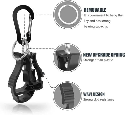 Miniatura 3 de NANHONG 6 Piezas de Clips para Guantes de Trabajo, Soporte para Guantes, Clip para Construcción, Trabajador para Gafas, Cascos y Guantes
