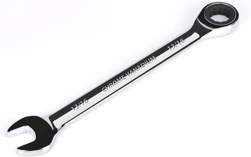 Miniatura 8 de Egofine Llave combinada de trinquete de 1-1/8 pulgadas SAE, llave de engranajes de grado industrial con diseño de 12 puntos, trinquete de 72
