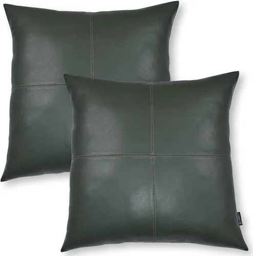 Miniatura 12 de Funda de almohada de piel de cordero – Funda de cojín para sofá, fundas decorativas para sala de estar o dormitorio de 20 x 20 pulgadas – Caja
