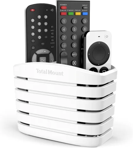 Miniatura 6 de TotalMount Remote Control Holder – Premium Quality and Extra Stable to Place Near Your TV, Bed, or Table (Medium – Fits Three Remotes, Premium Black)