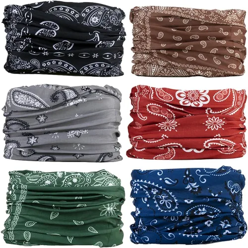 Miniatura 21 de Polaina para el cuello Máscara Bufanda para la cara Bandana Cobertura de tubo Tocado Pasamontañas Diadema Envoltura para la cabeza para hombres