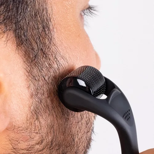 Miniatura 8 de Derma Roller para cuerpo, cabello y esculpdo, 540 microagujas de titanio para microagujas dérmicas, rodillo de microagujas para hombres y mujeres