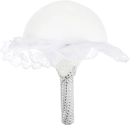 STOBOK Soporte para ramo de boda con mango floral de espuma para ramos de novia, suministros de arreglos florales, 9 x 9 x 8 pulgadas, compacto y