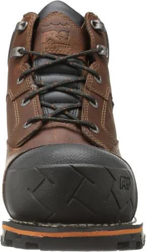 Miniatura 2 de Timberland PRO Botas de trabajo industriales para hombre de 6.0 pulgadas, Boondock, con puntera de composite, impermeables y aisladas Marrón