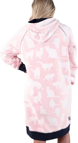 Miniatura 165 de Lazy One Sudadera con capucha de gran tamaño, ropa de dormir cómoda, vestido de suéter para mujer