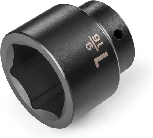 Miniatura 19 de TEKTON SID23025 Dado de impacto profundo de 6 puntos de 1 pulgada impulsor de 1/2 pulgada