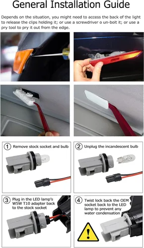 Miniatura 6 de iJDMTOY Luces de marcador laterales con tira LED ámbar para parachoques delantero semidansparente compatible con BMW Z3 Roadster convertible