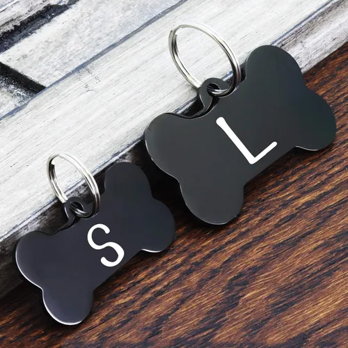 Miniatura 5 de Ultra Joys - Etiqueta de identificación de mascotas de acero inoxidable, etiquetas de nombre de perro personalizadas en la parte delantera y Montaña