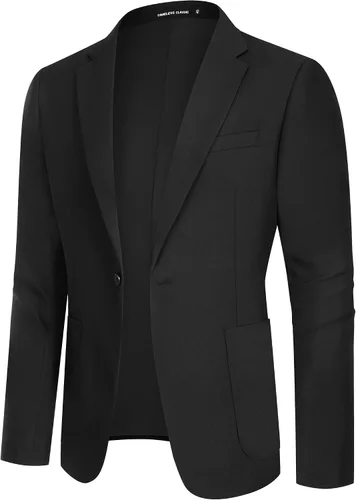 Miniatura 9 de Blazer casual para hombre, chaqueta de lino ajustada, chaquetas de traje para hombre, blazer casual, abrigo deportivo, trajes de lino