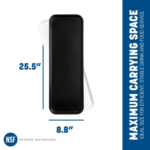 Miniatura 4 de Carlisle FoodService Products Bandeja de mercado, fuente de fibra de vidrio para alimentos, uso comercial y doméstico para servir y exhibir, 8.75 x