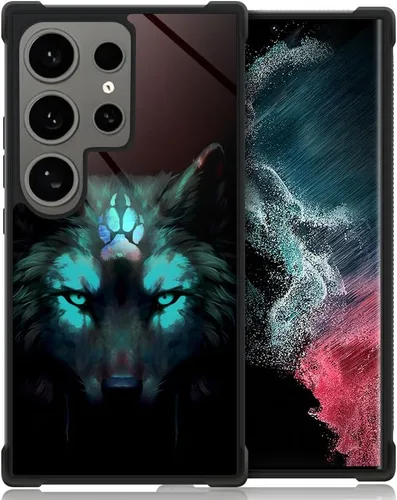 Miniatura 42 de CARLOCA Funda compatible con iPhone 13 Pro, diseño gráfico de identidad negra espiritual lobo, a prueba de golpes, antiarañazos, para iPhone 13 Pro