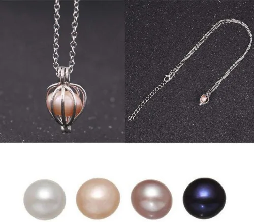 Miniatura 4 de Perlas de agua dulce con diseño de ostras cultivadas con deseos de amor, varios colores brillantes y significativos, ostras con perlas