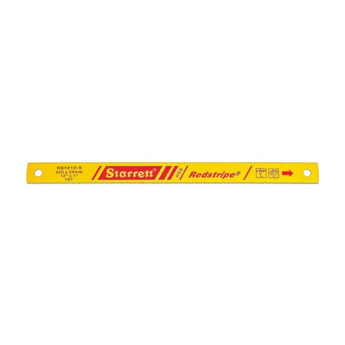 Miniatura 8 de Starrett Redstripe - Hoja de sierra para metales de acero sólido de alta velocidad, ideal para contratistas y comerciantes, grosor de 0.050