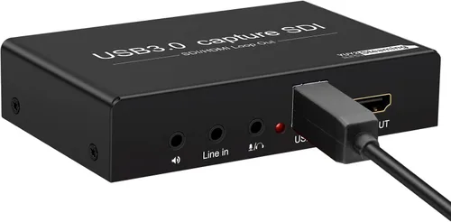 Miniatura 4 de HDMI SDI a USB Tarjeta de captura USB3.0 1080P60fps SDI a HDMI Convertidor SDI salida y mezcla de audio, SDI2HDMI, tarjeta de captura de video