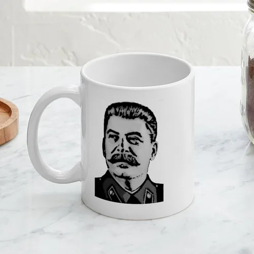 Miniatura 3 de CafePress Stalin Mug - Taza de café de cerámica (11 oz (11.0 fl oz)