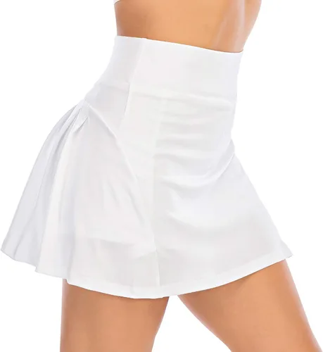 Miniatura 2 de Faldas de tenis plisadas con bolsillos para mujer falda pantalón de golf ropa deportiva para correr entrenar y hacer deportes