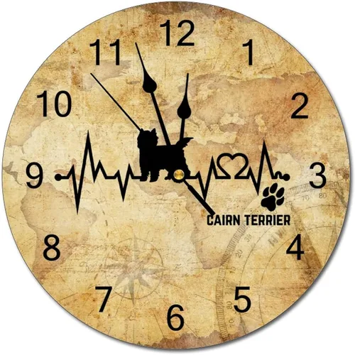 Miniatura 9 de ArogGeld Reloj de pared retro Corgi arco iris madera orgullo gay amante perro regalo LGBT cuarzo silencioso hogar colgante decorativo para sala