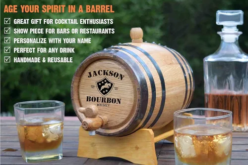 Miniatura 3 de Thousand Oaks Barrel Co. - Kit personalizado para hacer whisky de centeno americano – Thousand Oaks Barrel Co. – Age Spirits in an Oak Cask Keg