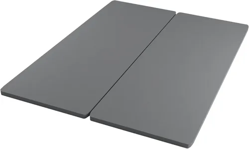 Miniatura 2 de Zayton, Tabla dividida de 1.5 pulgadas para colchón/cama, totalmente montada, comodidad y apoyo mejorados, Queen, gris