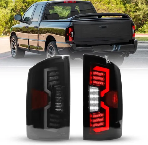 Luces traseras secuenciales LED para camioneta Dodge Ram 1500 2002-2006 y Dodge Ram 2500 / 3500 2003-2006, conjunto completo de luces traseras LED