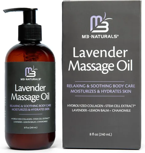 Miniatura 2 de Aceite de masaje sensual de lavanda con colágeno y células madre, terapia de ajuste de la piel para glúteos, muslos y abdomen, aceite anticelulítico