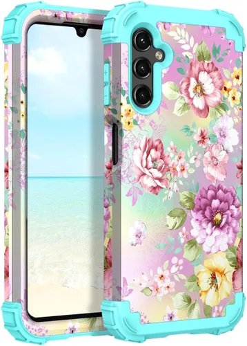 Miniatura 99 de Hocase Funda para Galaxy A37 5G, protección resistente a prueba de golpes, parachoques de goma de silicona suave+funda protectora híbrida