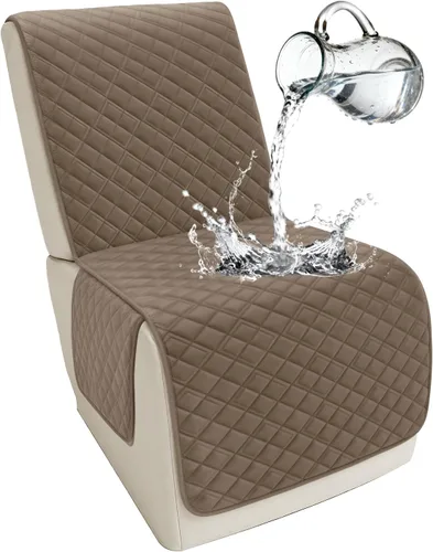 Miniatura 42 de Arfntevss Fundas para sofá seccional reclinable para sofá seccional en forma de L, funda antideslizante lavable para sofá reclinable con forma de L