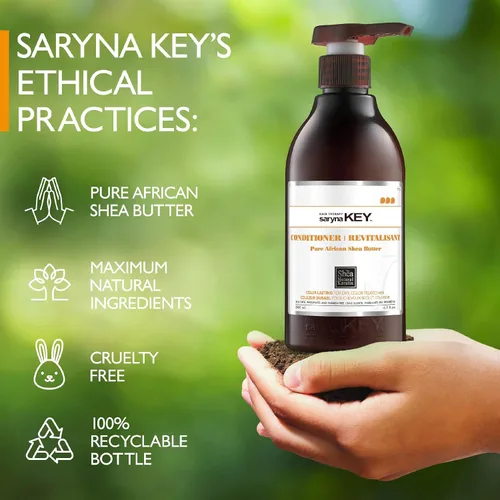 Miniatura 6 de Saryna Key Acondicionador duradero de color para cabello teñido y hidratante, fórmula de pH bajo para protección del color, cuidado del cabello seco