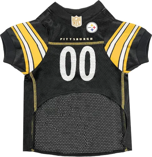 Miniatura 2 de NFL Pittsburgh Steelers - Camiseta para perro, talla: S, disfraz para perros y gatos de camiseta de fútbol con licencia