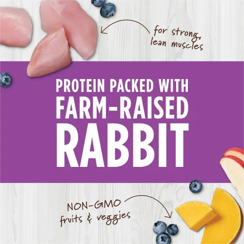 Miniatura 5 de Instinct Guarnición liofilizada de alimento para gato Raw Boost Mixers sin granos, receta completamente natural de Nature's Variety, Conejo