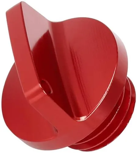 Miniatura 3 de Tapón de llenado de aceite de motor universal para motocicleta, tapa de rosca de repuesto de tapón de válvula roja